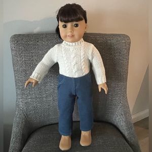 American Girl Doll Brunette with Brown Eyes